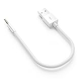 BLKing USB Data Charger Sync Cable - iPod Shuffle USB to 3.5mm Audio Jack, FOR 1st to 7th Gen iPod Shuffle - White