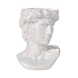 Sass & Belle Large Greek Head Vase/Planter Grey