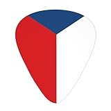Flag Of The Czech Republic Guitar Picks Plectrums For Guitar Bass 12 Pack
