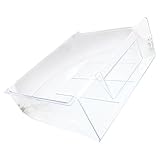 AEG TRANSPARENT UPPER FREEZER DRAWER ASSEMBLY - DIMENSIONS: 402 X 157MM