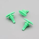 VVO Fasteners- Green Plastic Front Door Weatherstrip Clips for Honda Civic, Jazz, CR-V, HR-V, FR-V, (Pack of 10)