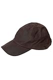 Rydale Mens Wax Baseball Cap Country Waxed Caps & Hats for Men Adjustable One Size 3 Colours (Brown)