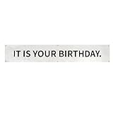 Birthday Banner - The Office Vinyl Banner 6 x 1 ft with Metal Hanging Grommets for Party Decorations