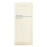 Smeg Right Hand Hinge FAB50RCR5 80/20 Frost Free Fridge Freezer - Cream - E Rated