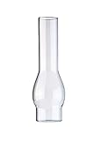 LUMIS Glass Oil Lamp Chimney. Replacement Funnel Lampshade. Width at Base: 6.5cm Dia. (2½")