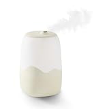 Babymoov 3in1 Wave Humidifier, Cool Mist, Multicolour Night Light, Essential Oils Diffuser, Top Fill, 26 Hours Continuous use (4L), Timer 2, 4, 8hr, Auto Shut-Off, 360° Nozzle