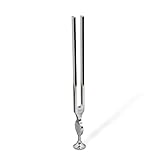 128Hz Medical Grade Tuning Fork Brushed Steel Healing Rinne Hearing Test Tool
