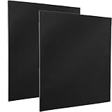 DRERIO 2 pcs ABS Plastic Boards 3mm Black Flexible Sheets for Craft Fender Liner, Home Decor(40 x 30cm)