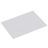 sourcing map 1060 Aluminum Sheet, 300mm x 200mm Rectangle Aluminum Plate 1mm Thick Flat Metal Stock with Protective Film