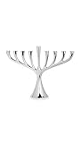 Georg Jensen Cobra Menorah Stainless Steel, Silver, One Size