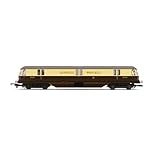Hornby Diesel Train - R30384 RailRoad Plus GWR, Bo-Bo, No. 34 Parcels Car - Era 3 00 Gauge Locomotives for Train Set, Engine Models for Adults - 1:76 Scale Model Gift