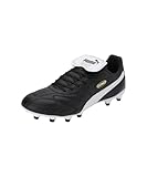 Puma Unisex Adults King Top Fg/Ag Soccer Shoes, Puma Black-Puma White-Puma Gold, 8 UK