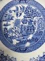 WOOD & SONS BLUE WILLOW TEA SAUCER ONLY 15.5CM - NEW - MADE IN ENGLAND - RETIRED & RARE
