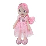 HTI Rosie Rag Doll for Toddlers – Soft-Bodied Cuddly First Doll for Girls & Boys – Plush Fabric Baby Toy for Comfort & Imaginative Play – Age 18 Months+ – Pink
