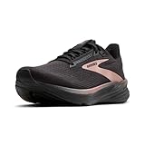 BROOKS Women's Revel 8 Sneaker, Black/Black/Rose Gold, 5.5 UK