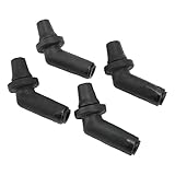 Bnineteenteam 4 Pcs Car Sunroof Drain Hose Fitting, Sunroof Drain Tube Connector EEH500100 Rubber Black Replacement for Sport LR3 LR4 Other Accessories Other Accessories