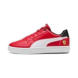 PUMA Men's Ferrari Caven 2.0 Shoes, Rosso Corsa-White, 7, 6 UK