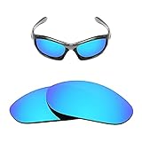 Oak&ban Mirror Polarized Replacement Lenses for Oakley Monster Dog Sunglass Blue