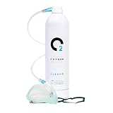 ClearO2 15L Oxygen Can with Mask and Tube | Pure Breathing Oxygen in a Lightweight Aluminium Canister | Made in Britain (Full Kit, 15 l (Pack of 1))