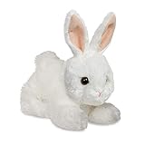 AURORA, 73901, Mini Flopsie Bunny, Soft Toy, White, 8"