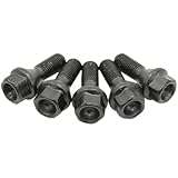 BIAREN 5x Wheel Bolt Stud Nut For BMW 1 Series E81 E82 E87 E88 3 Series E30 E36 E46 E90 E91 5 Series E39 E60 E61 6 7 8 Series X1 E84 Z3 Z4 Mini R50 R53 R55 R56 36131122158