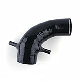 LUXERAD Silicone Induction Intake Hose Kit For Honda Civic Type-R EP3 K20 DC5 Integra 2001 2002 2003 2004 2005 2006 (Black)