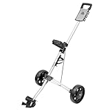 Longridge Alu Lite 2 Wheel Golf Trolley, Silver