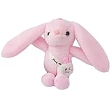 JISRKP Bunny Teddy, Easter Bunny Teddy, Rabbit Teddy, Bunny Toy, Cute Pink Bunny Presents for Girls Kids Easter Birthday Party Decorations, Bunny Plush Toys for 3+ Year Old Girls & Boys(Pink)