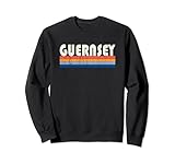 Retro Vintage 70s 80s Style Guernsey Sweatshirt