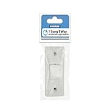Status Plug Through Switch | 10A Plug Through Light Switch | White Plastic | S1G2W10AARCHLSB6