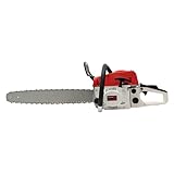 22" 56 cm Petrol Chainsaw,52cc Cut Bar Heavy Duty,2-Stroke Easy-Start Pull Start,Double Nuts and Piston Rings,Chain Bar Cover,for Forest Harvesting,Cutting Wood, Pruning Branches