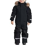 AMhomely Snow Suit for Kids Girls Boys One Piece Snowsuit Waterproof Windproof Winter Outdoor Overalls Snowboarding Ski Suits