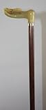 Imitation horn left handed walking stick