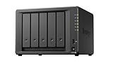 Synology 5-Bay Expandable NAS Kit, DS1525+ AMD RyzenCPU with 8GB Memory, 2.5GbE Standard Users, Domestic Authorized Reseller, Field Lake, Phone Support, DiskStation