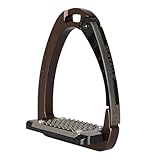 Acavallo Unisex's Brown Arena Safety Stirrup, One