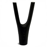 WatchWatchWatch Churchill V Pattern Buffalo Horn Walking Stick Handle, Brown