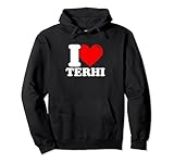 I love terhi given name Pullover Hoodie