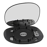 XYZ Parts Wing Door Mirror Glass Heated Convex Compatible with Peugeot 206CC Convertible 2000-2009 Passengers Side Left Hand UK Replacement