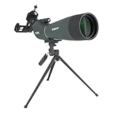 Svbony SV28 Upgrade 20-60x80 Spotting Scope for Target Shooting, HD FMC, Long Range Spotter Scope with Phone Adapter and Tripod, Spotter Scope for Birdwatching, Wildlife Observation
