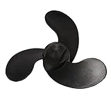 Blmirror 3 Black Leaves Marine Outboard Propeller for Mercury// 3.5/2.5HP 47.05mm(Diameter) x 78.05mm(Pitch)