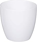 Scheurich Ceramic Indoor Pot Planter, White, 19cm