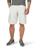 Lee Men's Dungarees New Belted Wyoming cargo shorts, Cadet Gray, 36 UK
