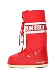 Moon Boot Nylon Unisex-Adult Snow Boots, Red (Rosso), 6-7.5 UK (39-41 EU)