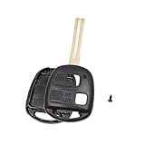 sourcing map 3 Key Buttons Car Remote Uncut Insert Key Fob Case for Lexus ES300