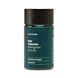 Manual Biotin & Collagen Hair Growth Vitamins (30 Capsules) – Supports Thicker, Healthier Hair – with Essential Nutrients for Hair Loss & Thinning – Take 1 Daily – 1 Month Supply