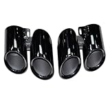 Quad Out Sports Turbo Exhaust Pipe Muffler For Porsche For Panamera 2017-2024(C)