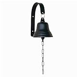 Assorted Collections Bar Accessories for Home Pub HandBell – Wall Mounted Bar Bell Nautical Decorations – Unique Brass ChainBell with Crisp Loud Sounds Ideal for Christmas, Reception, Pubs