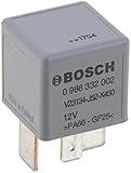 Bosch 0986332002 Mini Relay 12V 70A, IP5K4, Operating Temperature from -40 Degree to 85 Degree C, 4 Pin Relay