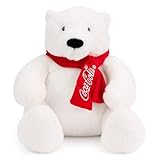 Officially licensed 30 cm Coca-Cola Polar Bear plush, a must-have for collectors and fans of the iconic brand