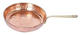 TreegoArt Pure Copper Fry Pan Tadka Pan, Skillets Frying Cooking Serving Dishes Home And Hotel Restaurant Kitchen Item- 350 ML